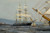 "Down Easter 'Harvey Mills' in Boston Harbor" | Henry Scott R.S.A.