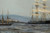 "Down Easter 'Harvey Mills' in Boston Harbor" | Henry Scott R.S.A.