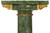 French Green Marble and Ormolu Pedestal