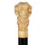 Victorian Carved Dog Head Walking Cane