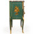 Green Chinoiserie Marble Top Commode | France, 19th century