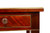 Baltic Mahogany, Brass & Leather Cartonnier Bureau Plat