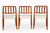 Set of 6 Model 83 Teak Dining Chairs | Niels Moller