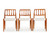 Set of 6 Model 83 Teak Dining Chairs | Niels Moller