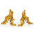 "Vulcan and Venus" | A Pair of Fireplace Chenets