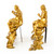 "Vulcan and Venus" | A Pair of Fireplace Chenets