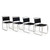 Set of Four Nicos Zographos "CH66" Dining Chairs