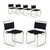 Set of Six  Nicos Zographos "CH66" Dining Chairs