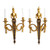 Fine Pair of Louis XVI Style Gilt Bronze Wall Sconces