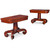 Pair of American Classical Mahogany Card Tables