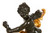 Pair of Louis XV Style Figural Chenets
