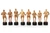 Group of Carved Figural Models | 20th century