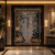 Pair of Art Deco Revival Etched Glass Doors | Dennis Abbe