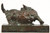 Edith B. Parsons (American, 1878-1956) "Chasing His Tail" Antique Bronze Sculpture