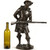 Albert Carrier-Belleuse Antique Bronze Sculpture of Scottish Soldier