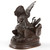 Jules Moigniez (French, 1835-94) Bronze Sculpture of Fighting Sparrows