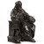 Antique Bronze Sculpture of Astronomer, 19th Century