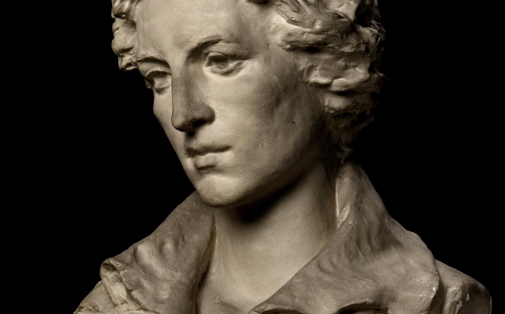 Bust of Percy Shelley by William Ordway Partridge