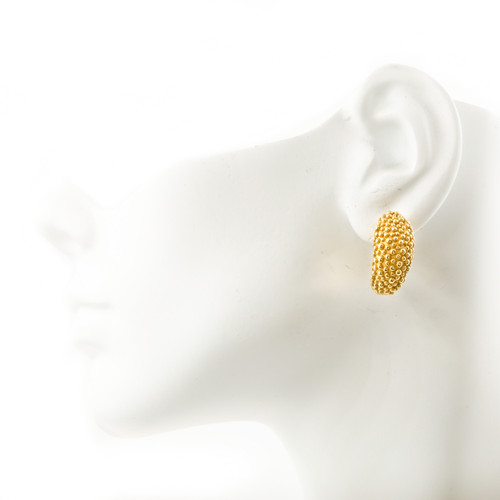 Kya Chunky Half-Hoop Set Gold Plated