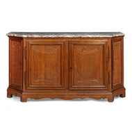 Provincial "Buffet de Chasse" Carved Oak Sideboard | France, ca. 1860