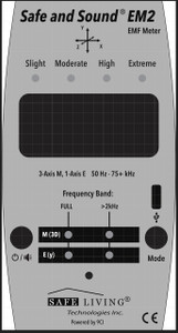  Safe and Sound EM2 EMF Gauss Meter 