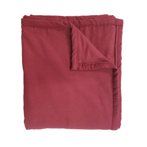 Swiss Shield EMF Throw Blanket Wine 