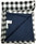 Swiss Shield EMF Throw Blanket Plaid Navy 