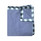 Swiss Shield EMF Throw Blanket Grey-Blue/Grey-Blue with Plaid Trim - Small 
