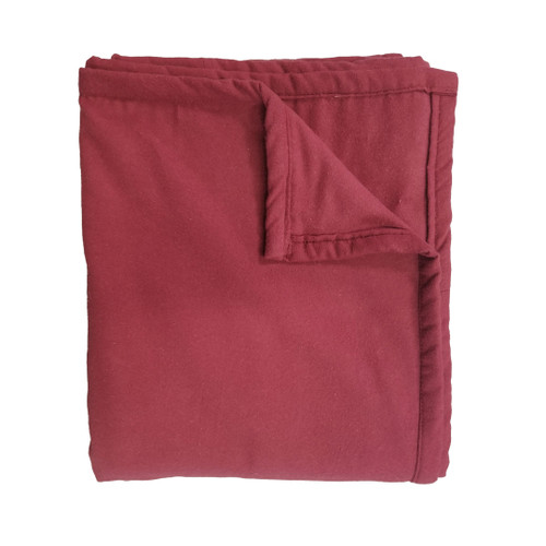 Swiss Shield EMF Throw Blanket Wine 