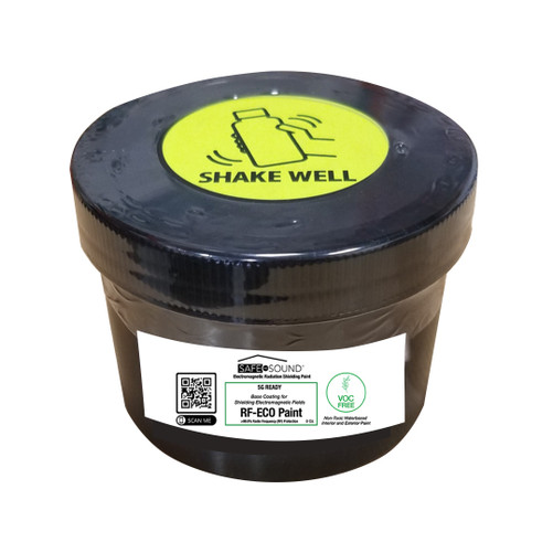 Safe and Sound RF-ECO 5G Shielding Paint 8 Oz Sample Safe and Sound RF-ECO 5G Shielding Paint 8 Oz Sample