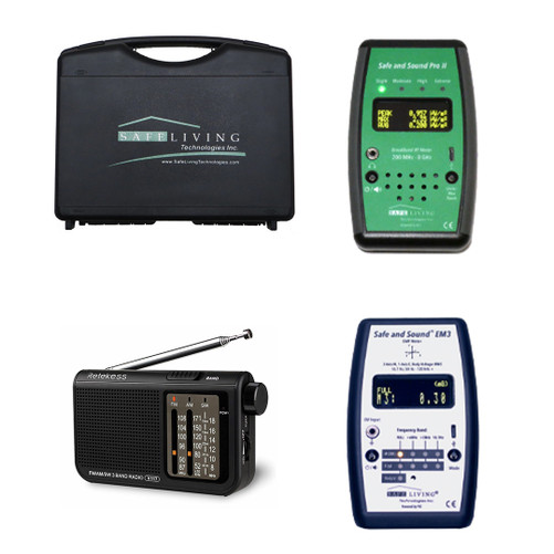 Safe and Sound RM15 Pro Electrosmog Meter Kit Safe and Sound RM15 Pro Electrosmog Meter Kit