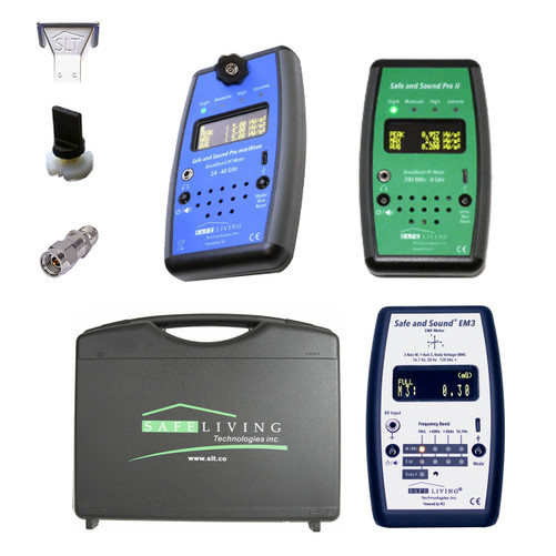 Safe Living Technologies RM46 Pro EMF RF Meter Kit Safe Living Technologies RM46 Pro EMF RF Meter Kit