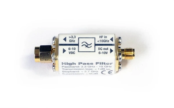 Gigahertz Solutions High Pass Filter With DC PASS HP33_G10 