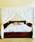  Swiss Shield Naturell Bed Canopy and Floor Sheet Combo - King Size - Used 