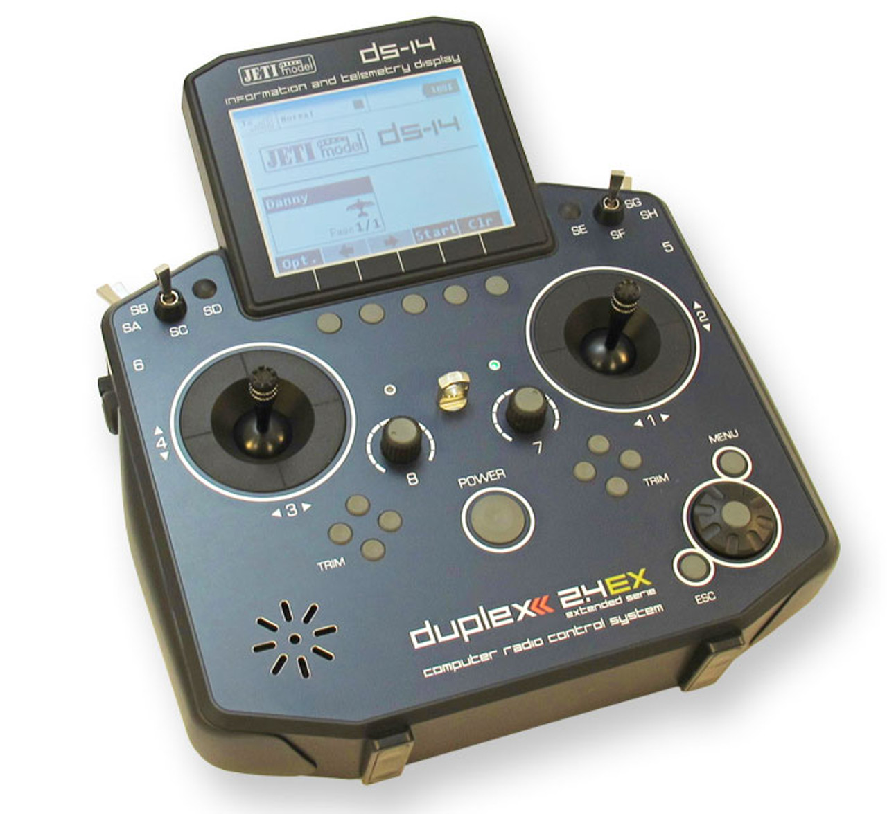 Jeti Duplex DS14 Basic 2.4GHz w/Telemetry Transmitter Only Radio Pro RC Canada