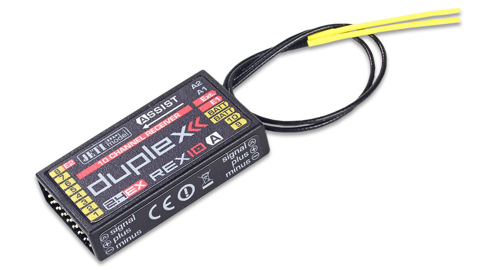 Jeti Duplex EX R10 REX Assist 2.4GHz Receiver w/Telemetry