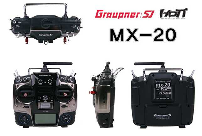 Graupner MX20 12 Channel 2.4GHz HoTT Transmitter Pro RC Canada