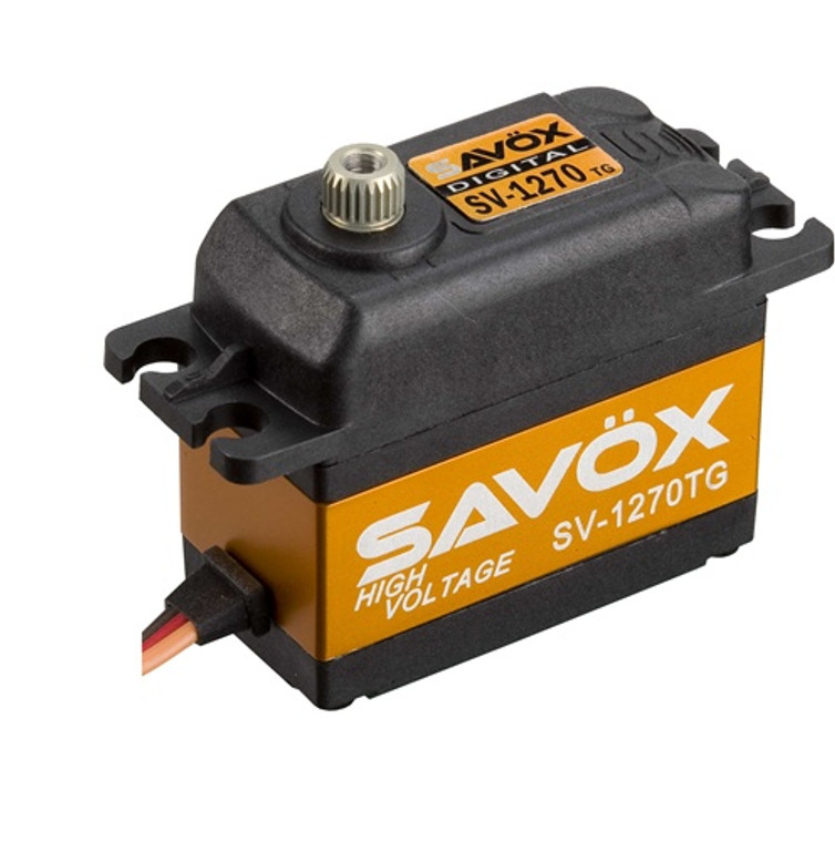Savox SV-1270TG High Voltage Monster Torque Titanium Digital Servo 0.11 / 486.1 oz