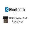 Bluetooth icon shown with USB Wireless Receiver