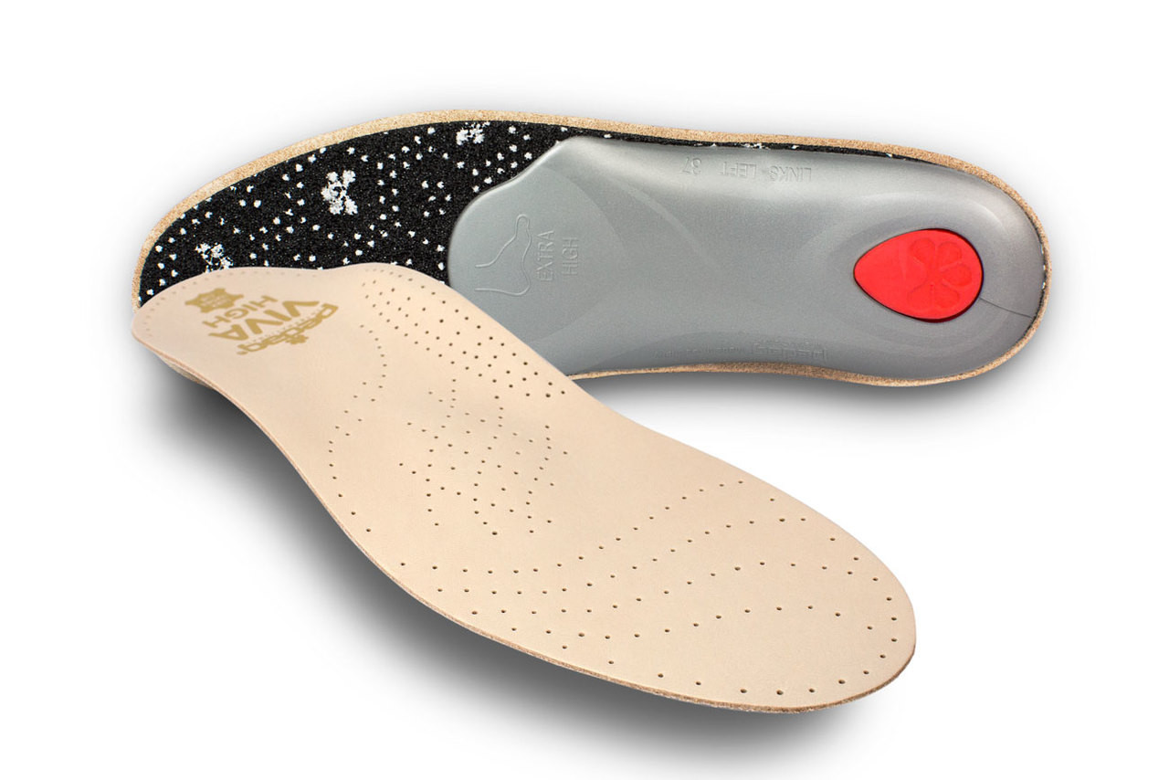 Viva High - Leather Orthotic Insole with High Arch Support