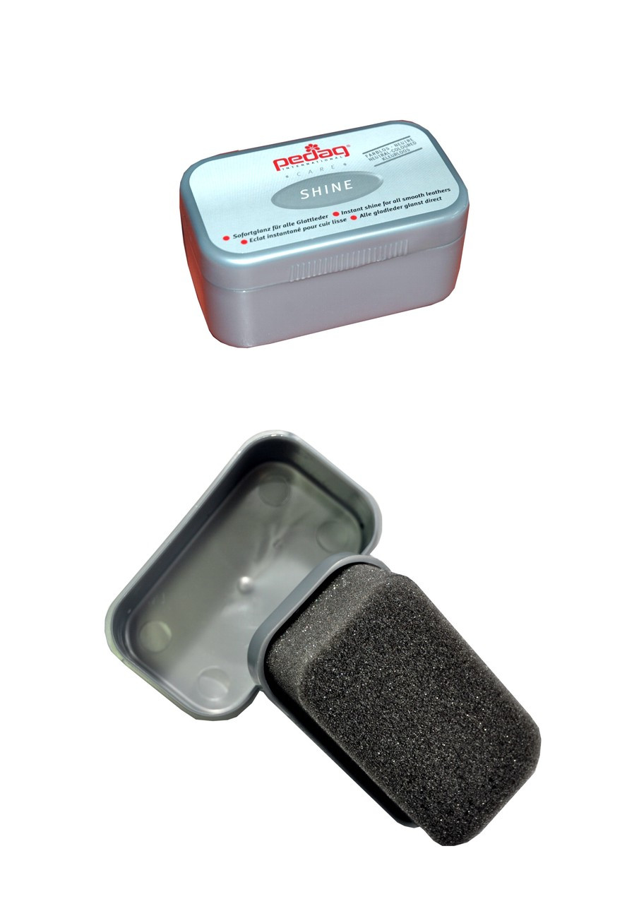Express Shoe Shine Sponge- Extra Large Instant Shine Sponge for Shoes,  Boots, Bags & More- 6mL