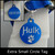 Engraved Anodized Aluminum, Extra Small Circle-Shaped Pet ID Tag-Quick Order