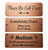 Copper, Brushed Finish Engraved Plate 4" W x 1-1/2" H-Quick Order