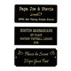 Black Coated Brass Engraved Plate 3-1/2" W x 1-1/2" H-Quick Order
