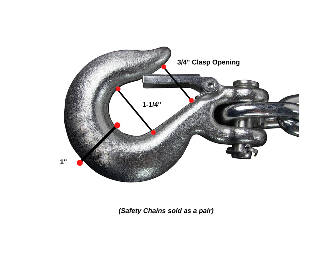 Chains, BulletProof Safety Chains Heavy Duty #HDCHAINS, Trailer Hitch  Accessoriesat Champion Trailers