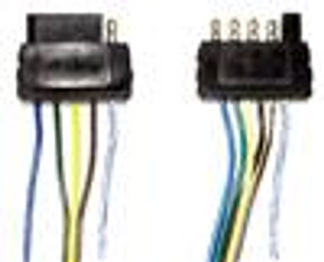 5 Pole Flat 35' Male Trailer Side Wiring Harness