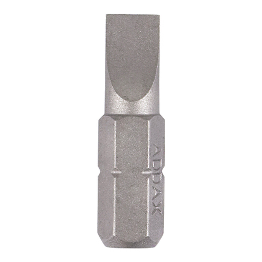 6.0 x 1.0 x 25 Slotted Driver Bit - S2 Grey (QTY 2)