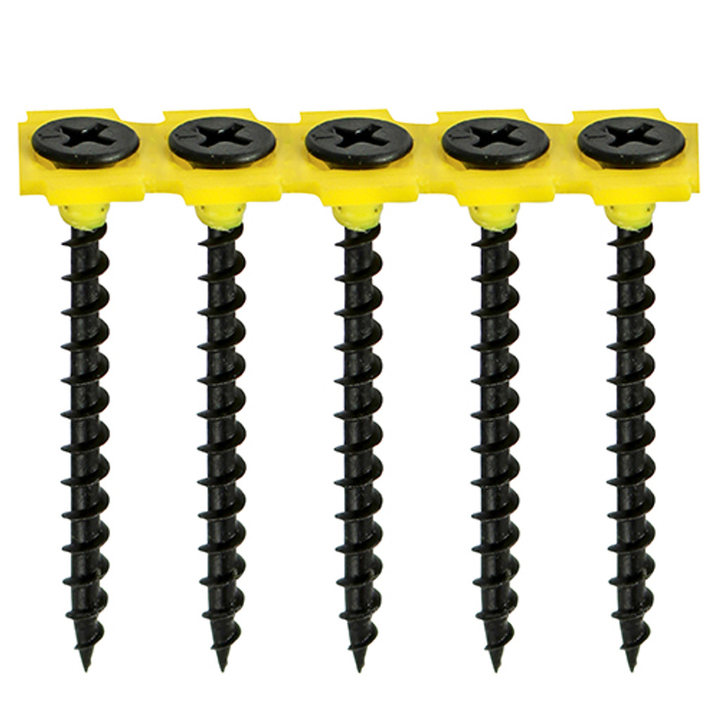 3.5 x 32 Collated C/Drywall Screw - BLK (QTY 1000)Box
