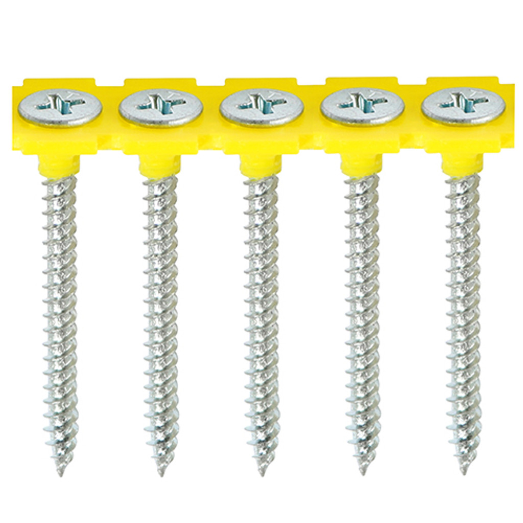 3.5 x 50 Collated F/Drywall Screw - BZP (QTY 1000)Box