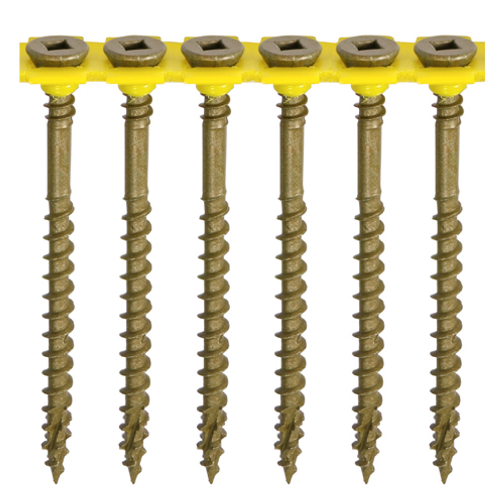 4.5 x 65mm C2 Collated Decking Screw GRN (QTY 500 PCS), MPN 65C2DCOLL